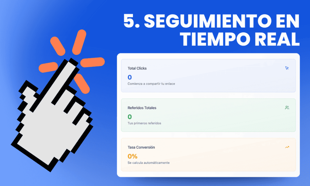 Haz seguimiento a tus referidos